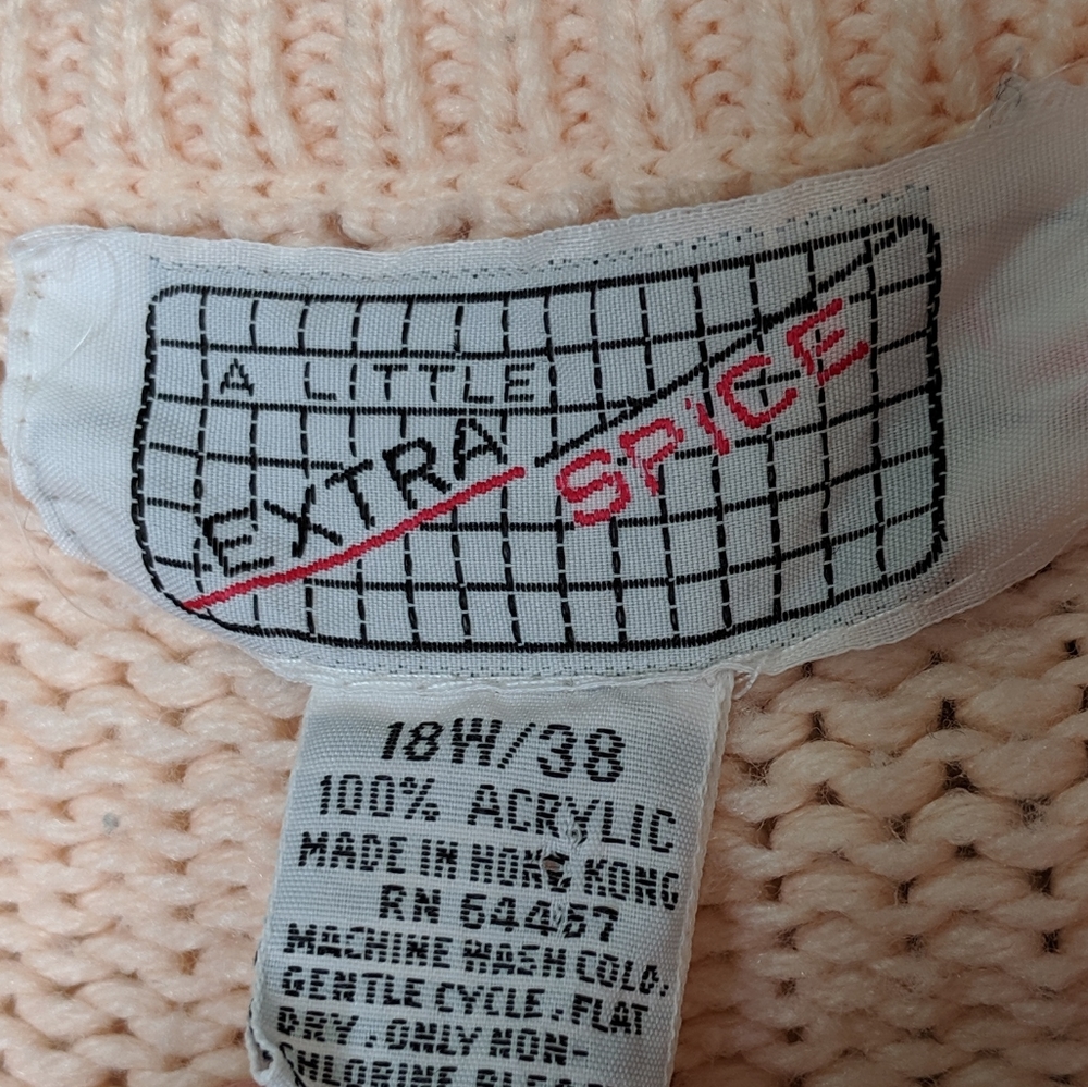 Vintage Knit Sweater Mock Neck - Picture 5 of 8